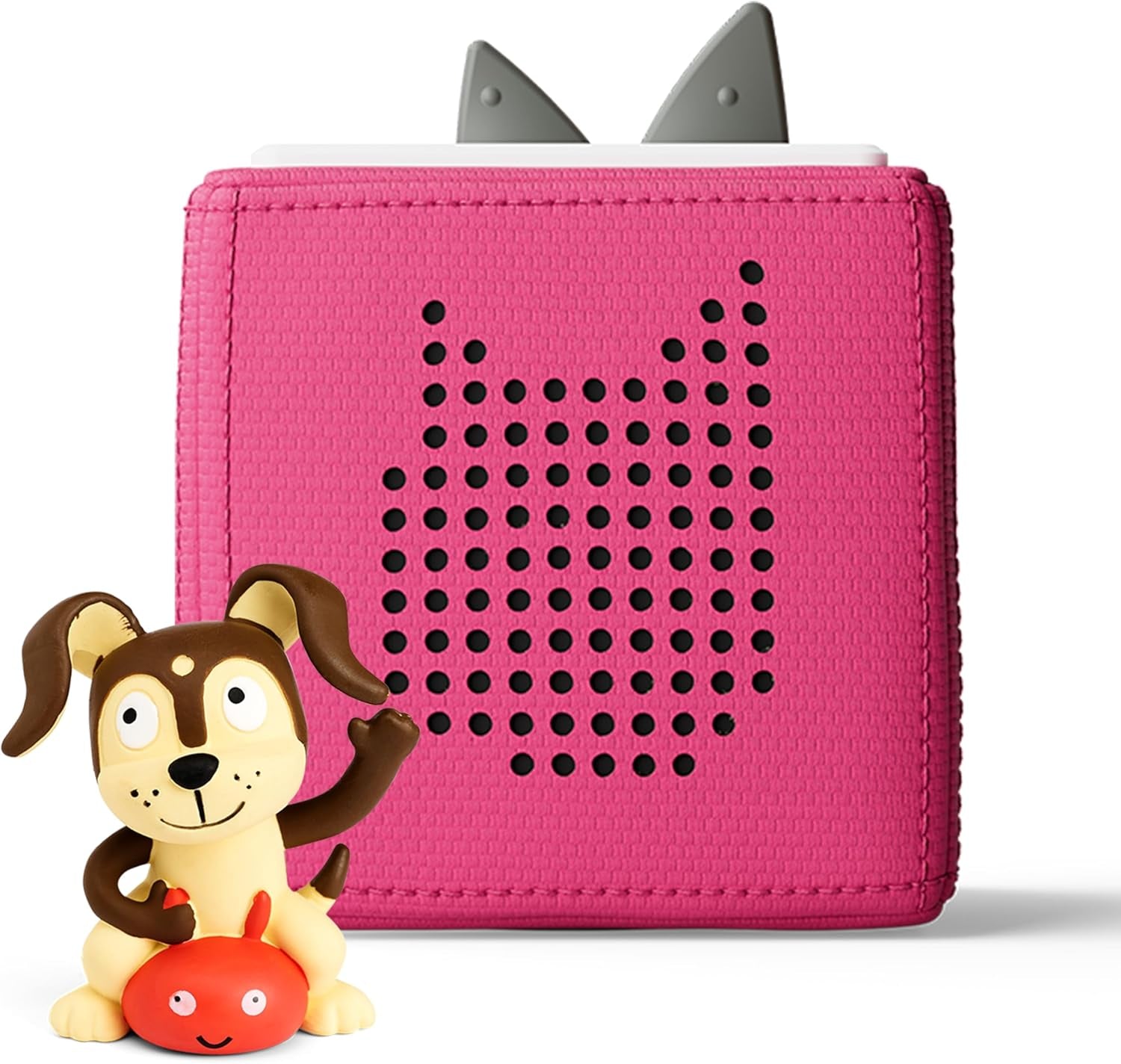 Toniebox Audio Player Starter Set with Playtime Puppy - Listen, Learn, and Play with One Huggable Little Box - Purple